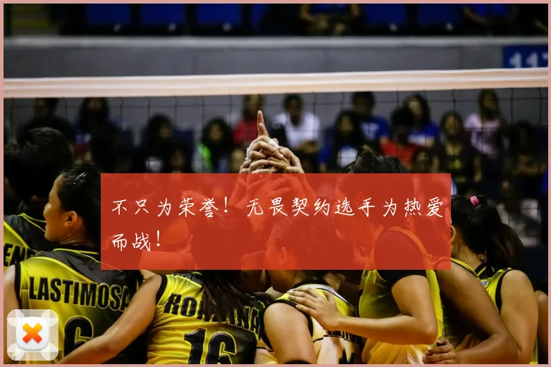 不只为荣誉！无畏契约选手为热爱而战！